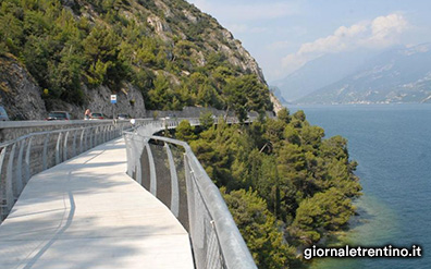 Radweg Limone - Riva del Garda