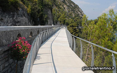 Limone - Riva del Garda cycle path