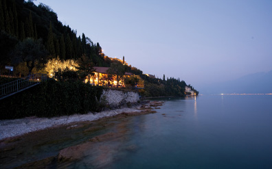 Romantic hotel on Lake Garda