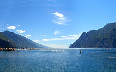 Romantic hotel on Lake Garda