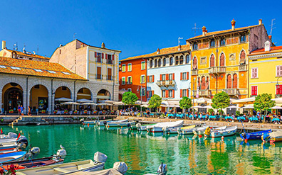 Romantic hotel on Lake Garda