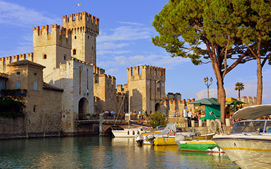 Romantic hotel on Lake Garda